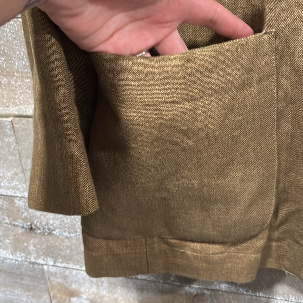 Haspel 100% Linen Sport Coat | Brown | Men’s 42 Short | Classic Summer Blazer - Picture 6 of 14